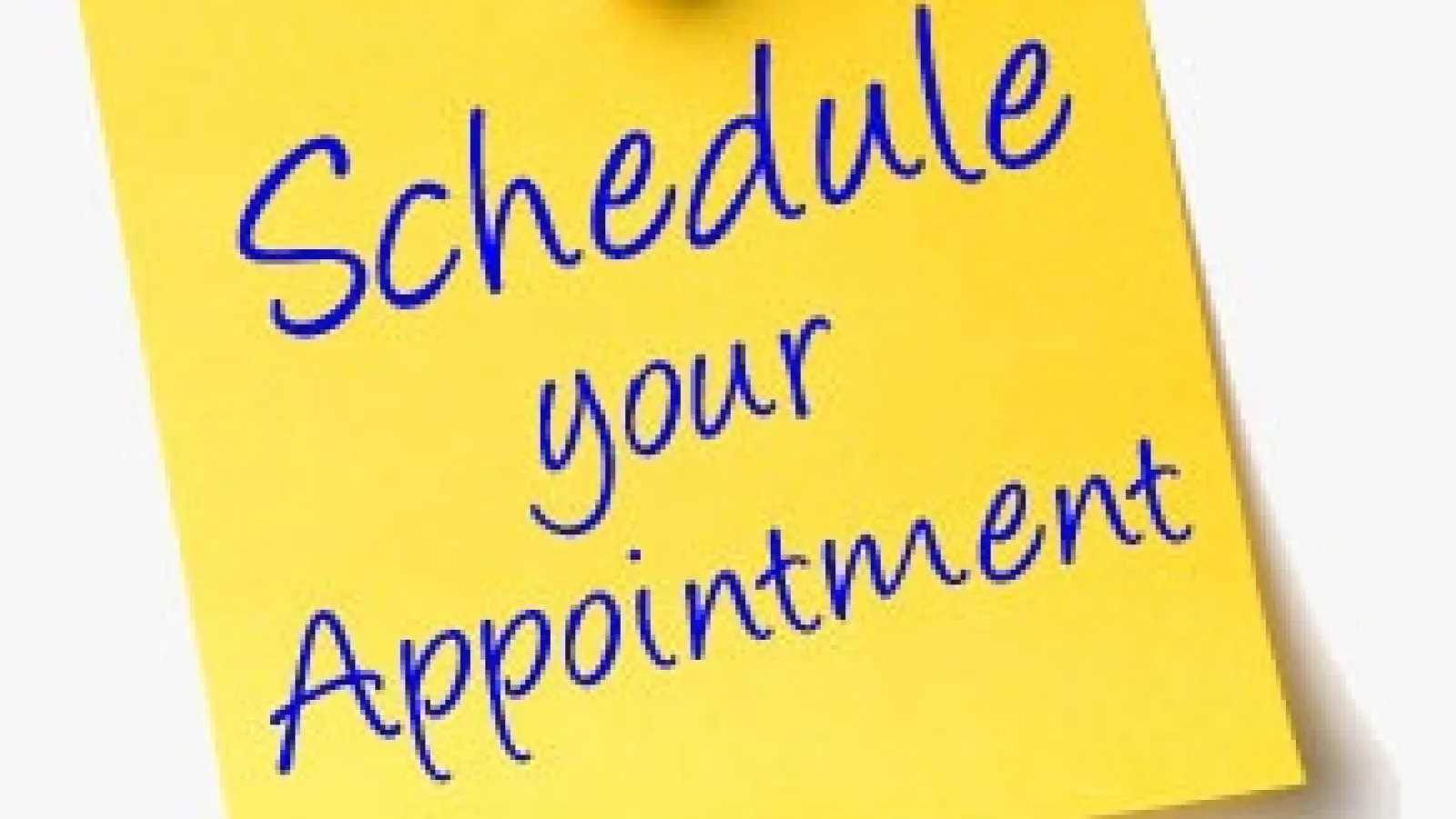 a visual reminder to schedule test