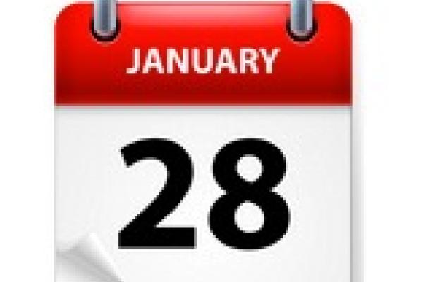 Test date for week 3 is January 28th
